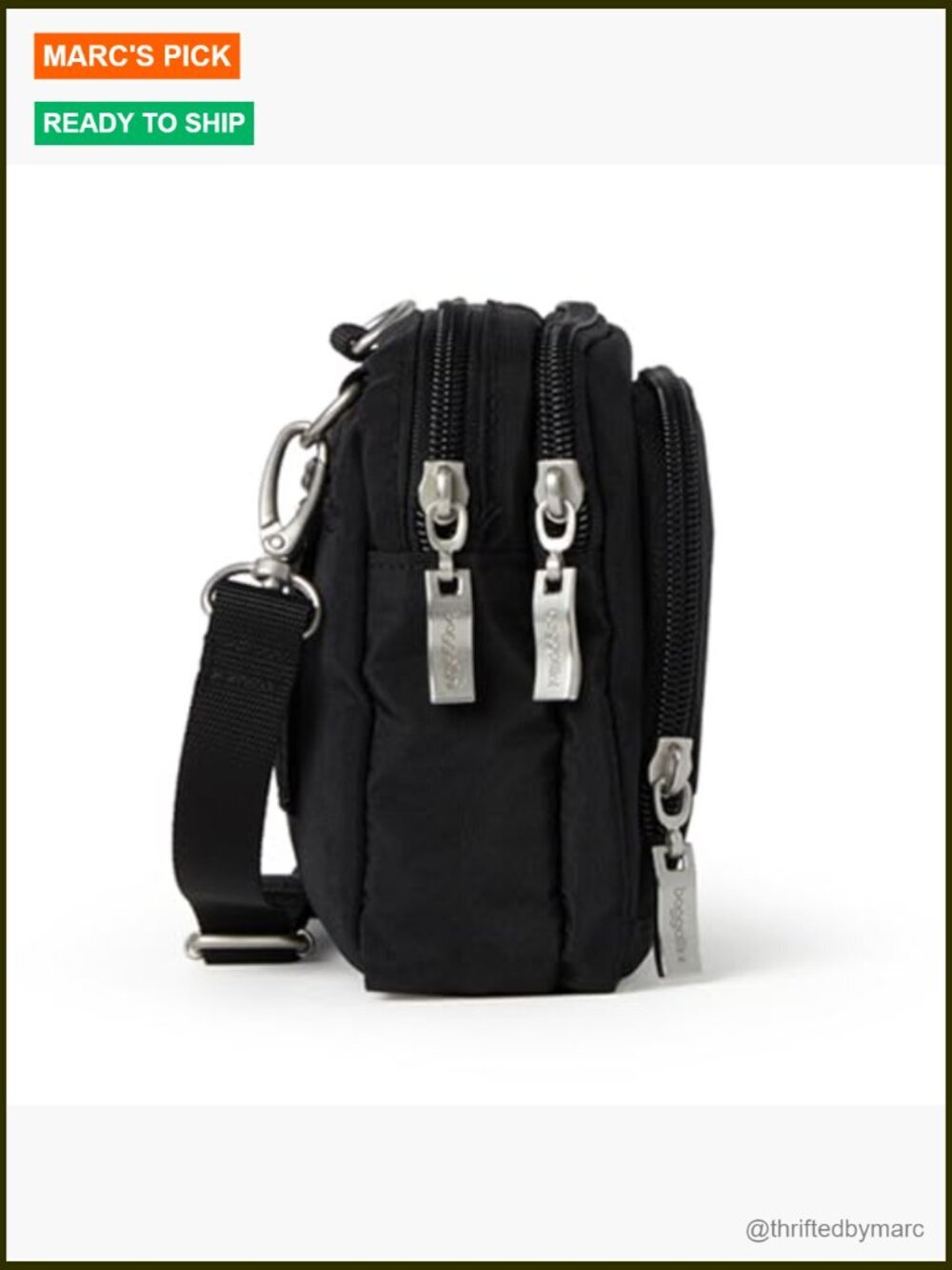 Convertible Crossbody Bag with RFID Wallet, Adjustable Strap, Water-Resistant - Picture 6 of 7